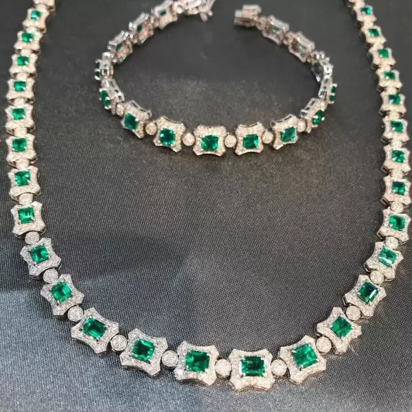 white sapphire necklace