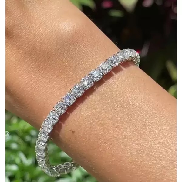 white sapphire tennis bracelets