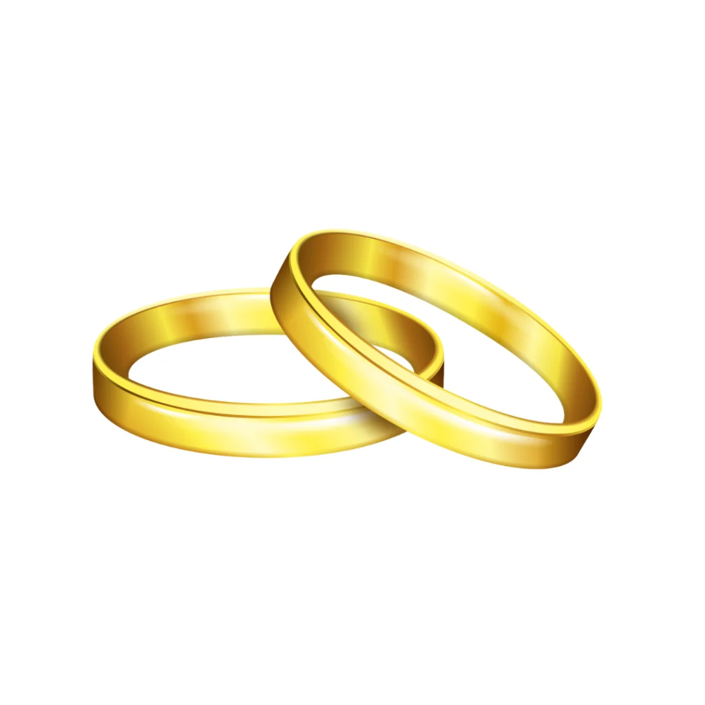 Yellow Gold is a combination of 75% pure gold, 15% copper, and 10% silver that retains the purest gold color. 